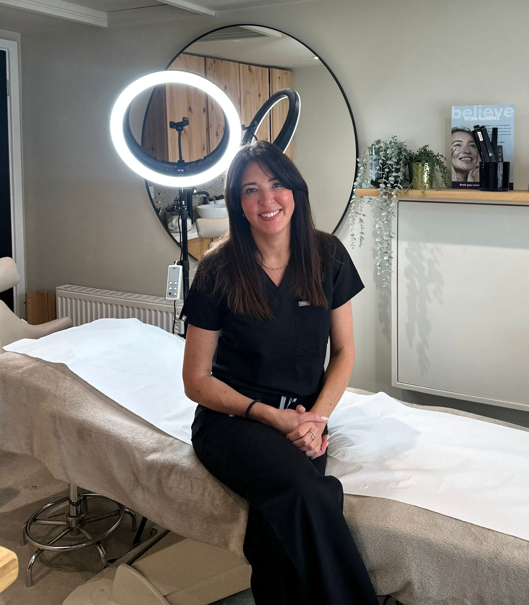 Natasha, founder of Hidden Salon, in her West Bridgford treatment room